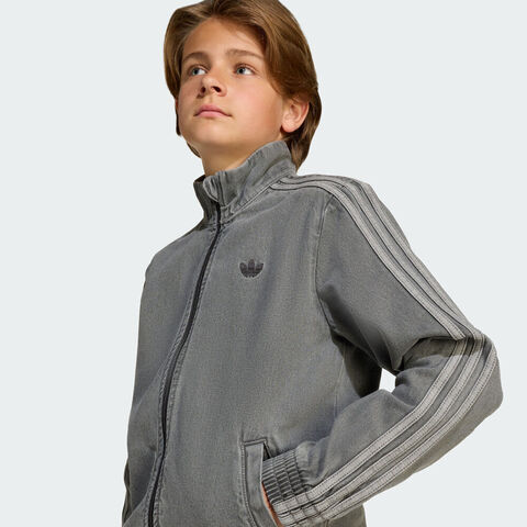 adidas阿迪达斯2025男大童FIREBIRD TT D牛仔外套JV7801