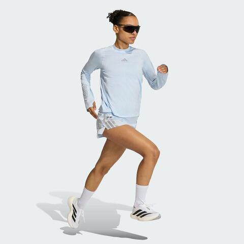 adidas阿迪达斯2025女子ADIZERO HE LS W梭织无领长TKB1514