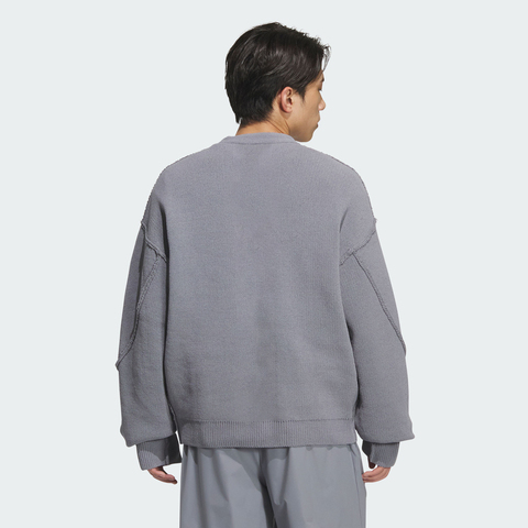 adidas阿迪达斯2025男子FUSTL M KNTWEAR毛线套头衫KC2597