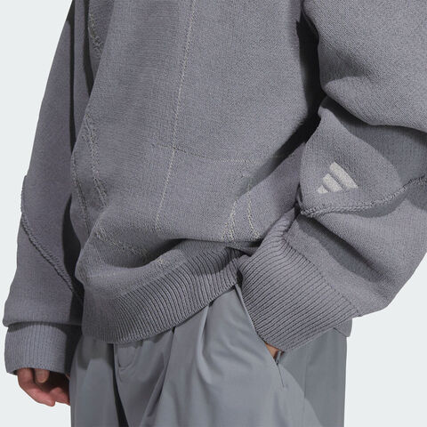 adidas阿迪达斯2025男子FUSTL M KNTWEAR毛线套头衫KC2597