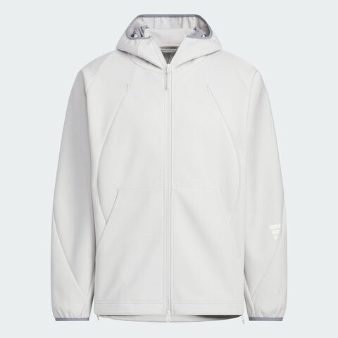 adidas阿迪达斯2025男子FUSTL M SWT HD针织连帽外套KC6077