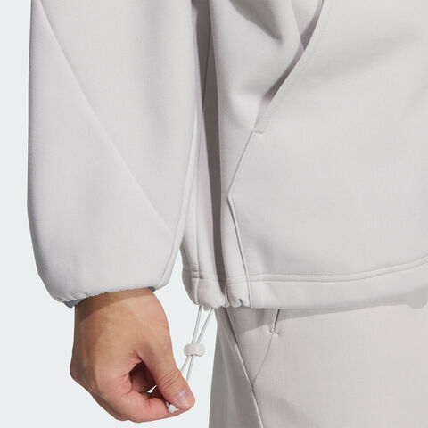 adidas阿迪达斯2025男子FUSTL M SWT HD针织连帽外套KC6077