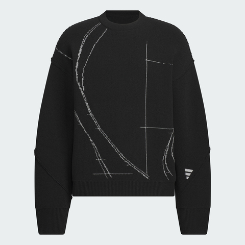 adidas阿迪达斯2025男子FUSTL M KNTWEAR毛线套头衫KC2596