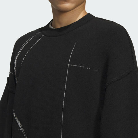 adidas阿迪达斯2025男子FUSTL M KNTWEAR毛线套头衫KC2596