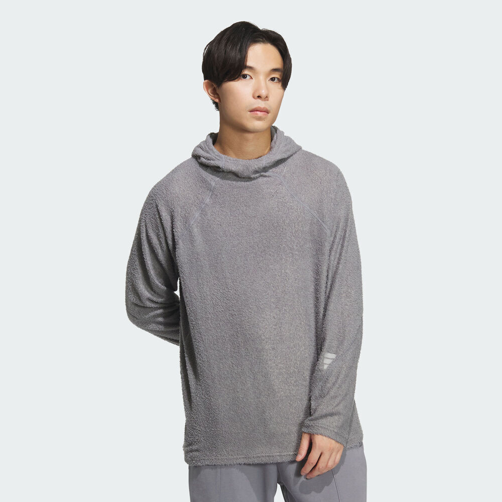 adidas阿迪达斯2025男子FOS M EVO SW HD针织连帽卫衣KS0050