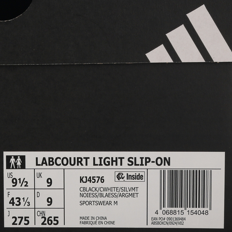 adidas阿迪达斯2025中性LABCOURT LIGHT SLIP-ONFOSKJ4576