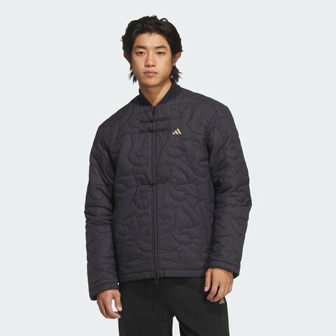 adidas阿迪达斯2025中性NYR QUILTED JKT薄棉服KS0408