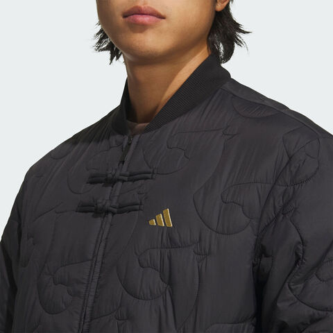 adidas阿迪达斯2025中性NYR QUILTED JKT薄棉服KS0408