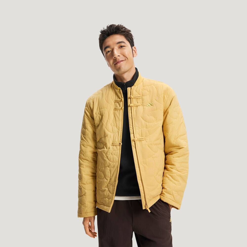adidas阿迪达斯2025中性NYR QUILTED JKT薄棉服KQ5097