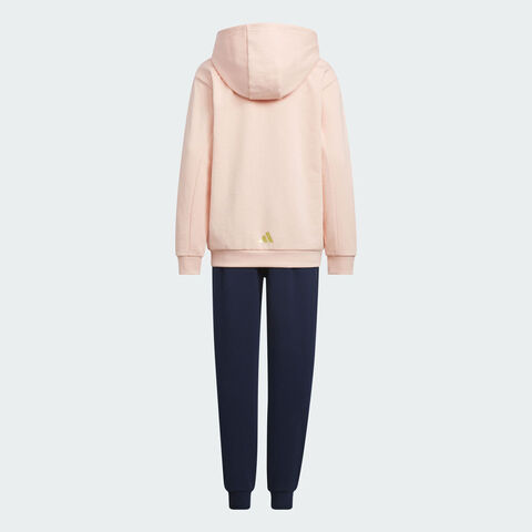 Adidas Kids阿迪儿童2025女大童JK KN HDY SET长袖套服KV6912