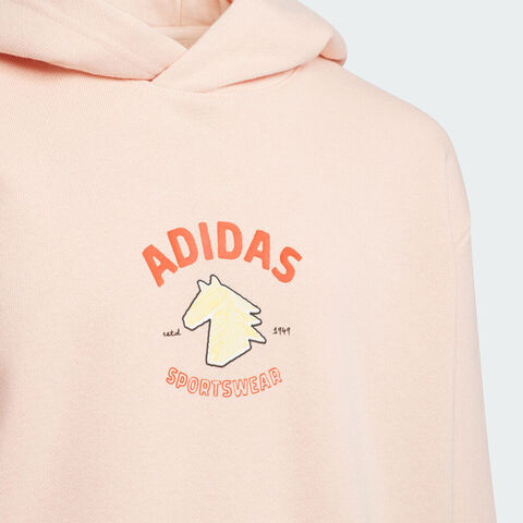 Adidas Kids阿迪儿童2025女大童JK KN HDY SET长袖套服KV6912