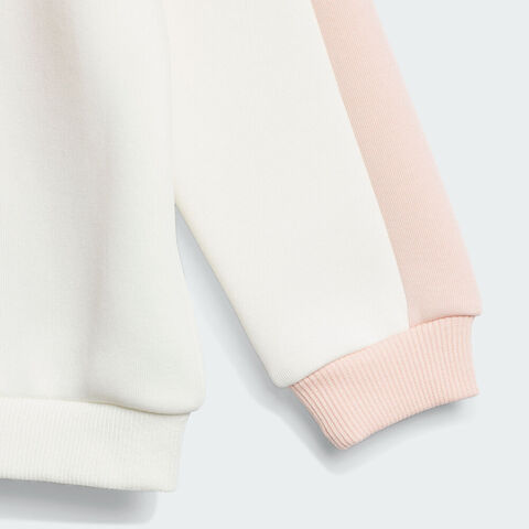 Adidas Kids阿迪儿童2025女婴童IN KN FZHD SET长袖套服KV6903