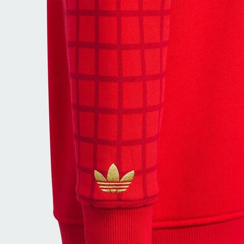 Adidas Original阿迪三叶草2025男小童LK TS TRACKSUIT长袖套服KG3338