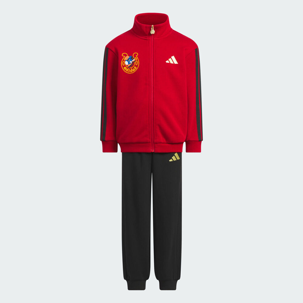 Adidas Kids阿迪儿童2025男小童LK KN TT SET长袖套服KV6978
