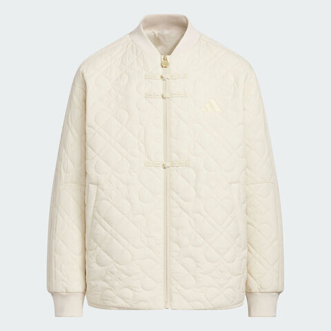 Adidas Kids阿迪儿童2025女大童JG 3S PAD JKT厚棉服KV4477