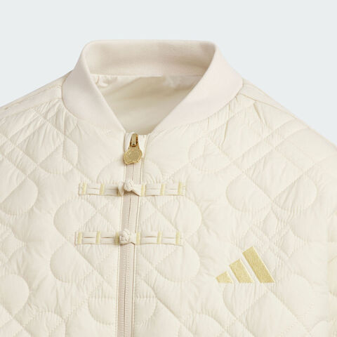 Adidas Kids阿迪儿童2025女大童JG 3S PAD JKT厚棉服KV4477