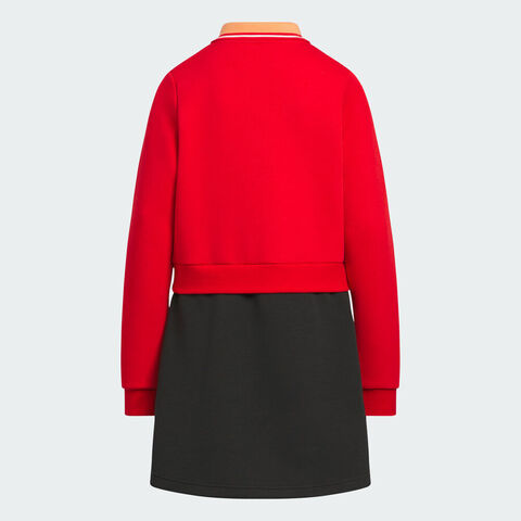 Adidas Kids阿迪儿童2025女大童JG KN DRESS长袖连衣裙KV6916