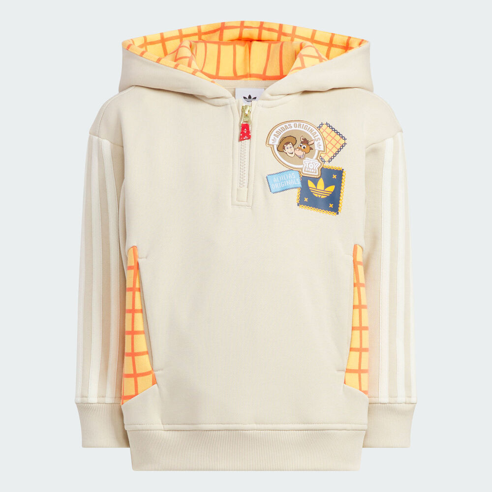 Adidas Original阿迪三叶草2025男小童LK TS KN HOODY针织连帽卫衣KS3168