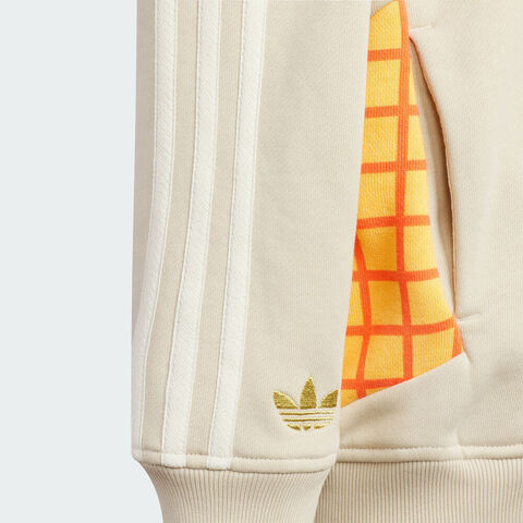 Adidas Original阿迪三叶草2025男小童LK TS KN HOODY针织连帽卫衣KS3168