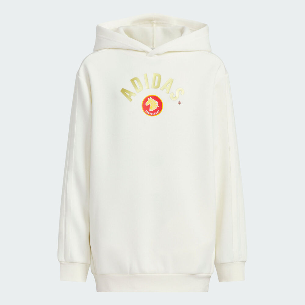 Adidas Kids阿迪儿童2025男大童JB KN HOODY针织连帽卫衣KG5930