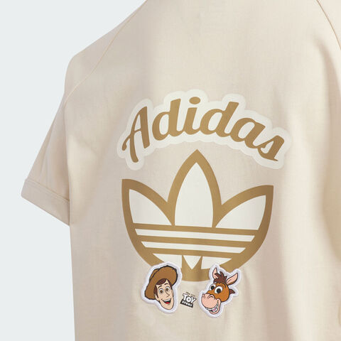 Adidas Kids阿迪儿童2025男大童JK KN TEE针织无领短TKV6596