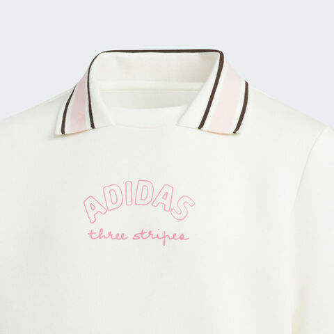 Adidas Kids阿迪儿童2025女大童JG KN DRESS长袖连衣裙KV6917