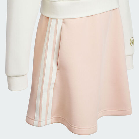 Adidas Kids阿迪儿童2025女大童JG KN DRESS长袖连衣裙KV6917