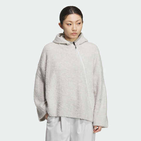 adidas阿迪达斯2025女子FUSTL KNITWEAR毛线套头衫KC5782