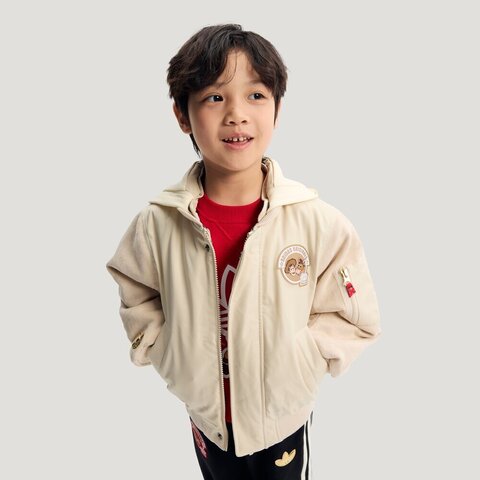Adidas Kids阿迪儿童2025男小童LK TS PAD JKT厚棉服KS3161