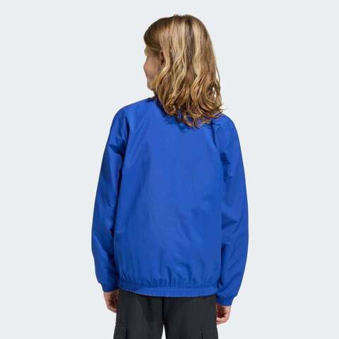 Adidas Kids阿迪儿童2025男大童REAL CS JKT Y梭织无帽外套JZ2241