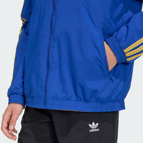 Adidas Kids阿迪儿童2025男大童REAL CS JKT Y梭织无帽外套JZ2241