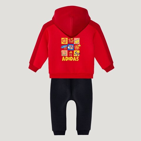 Adidas Kids阿迪儿童2025男婴童IN KN FZHD SET长袖套服KV6902