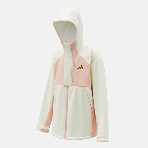 Adidas Kids阿迪儿童2025女大童JK UB JKT梭织连帽外套KV7010