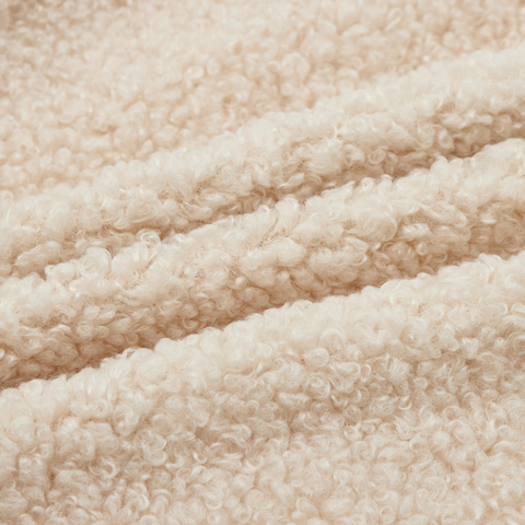 Adidas Kids阿迪儿童2025女小童LK BOA JKT人造毛绒外套KV7003