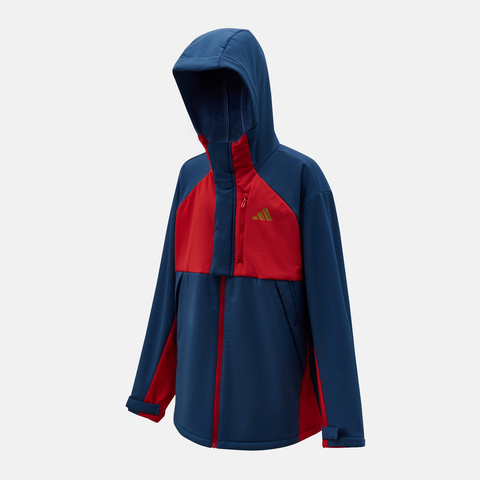 Adidas Kids阿迪儿童2025男大童JK UB JKT梭织连帽外套KV7009