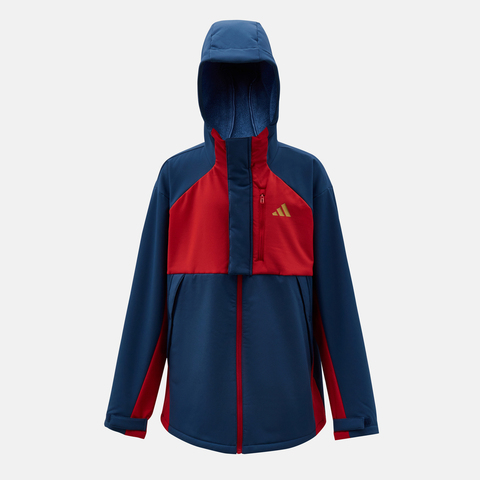 Adidas Kids阿迪儿童2025男大童JK UB JKT梭织连帽外套KV7009