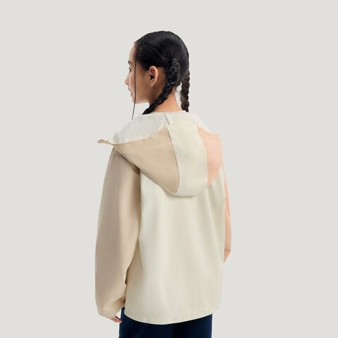 Adidas Kids阿迪儿童2025女小童LK WV WARM JKT针织连帽外套KV6983