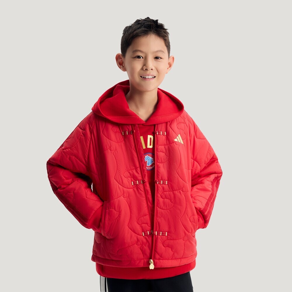 Adidas Kids阿迪儿童2025男大童JB 3S PAD JKT厚棉服KV6914