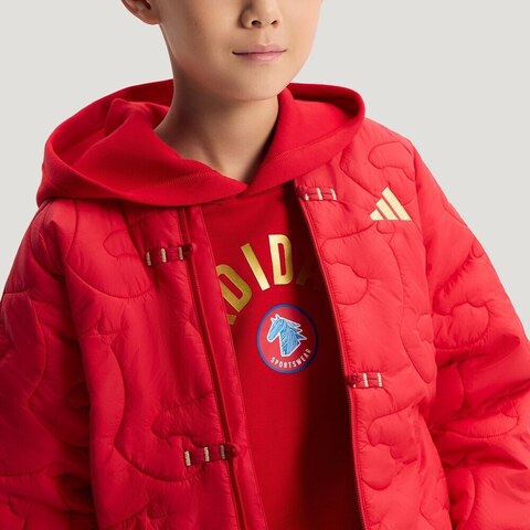 Adidas Kids阿迪儿童2025男大童JB 3S PAD JKT厚棉服KV6914