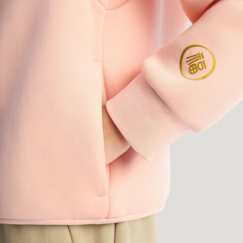 Adidas Kids阿迪儿童2025女大童JG KN CREW针织无帽卫衣KV7007