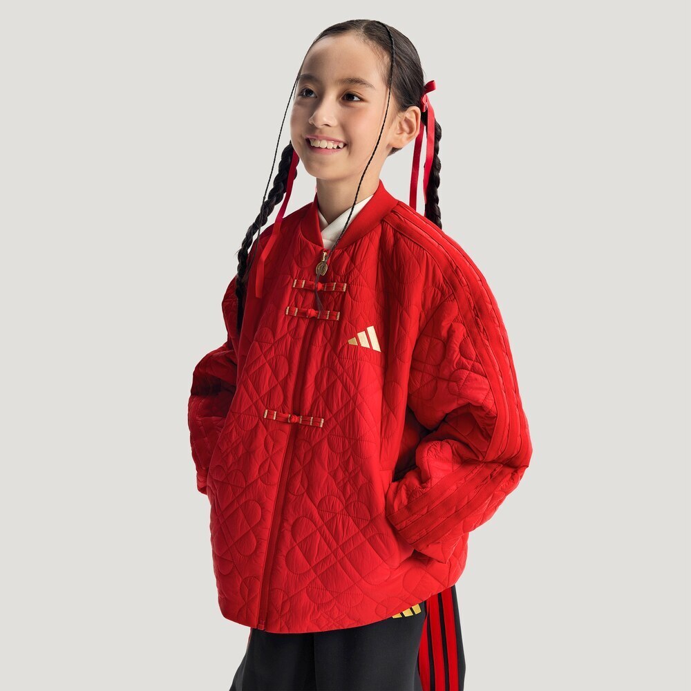 Adidas Kids阿迪儿童2025女大童JG 3S PAD JKT厚棉服KG5941