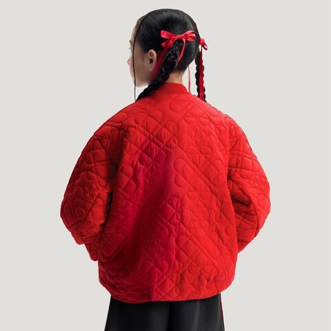 Adidas Kids阿迪儿童2025女大童JG 3S PAD JKT厚棉服KG5941