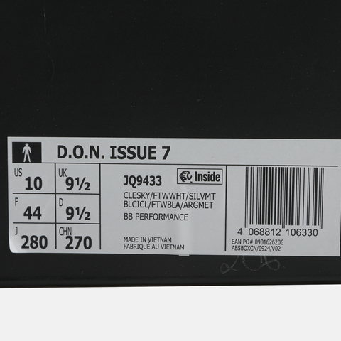 adidas阿迪达斯2025男子D.O.N. ISSUE 7篮球常规JQ9433