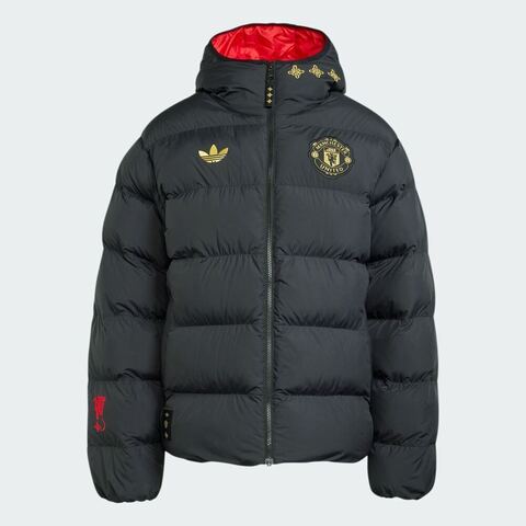 adidas阿迪达斯2025男子MUFC CS PJKT薄棉服JM5567