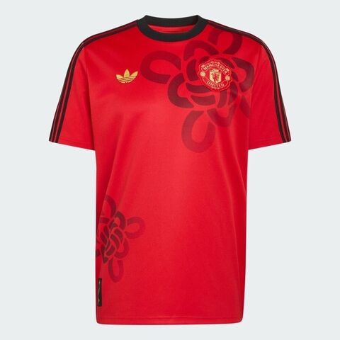 adidas阿迪达斯2025男子MUFC CS JSY针织无领短TJM5568