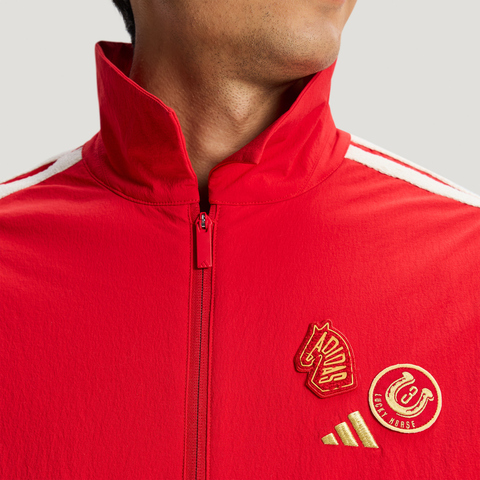 adidas阿迪达斯2025男子NYR 3S WV JKT梭织无帽外套KE4059