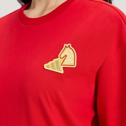 adidas阿迪达斯2025中性NYR GFX SS TEE针织无领短TKR3078