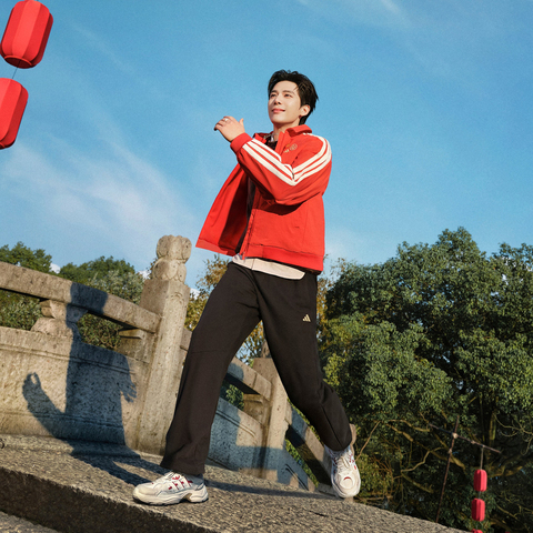 adidas阿迪达斯2025男子NYR FT KN PNT针织长裤KE4065