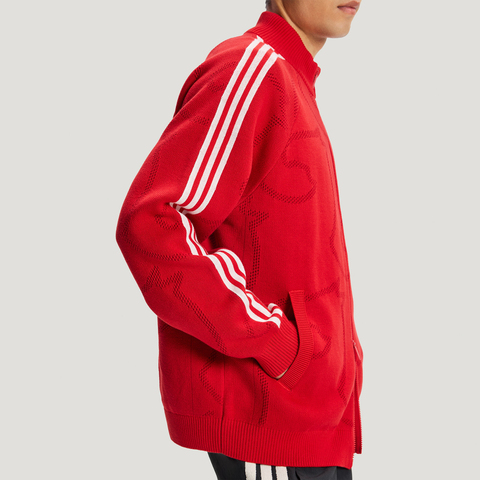 adidas阿迪达斯2025男子NYR 3S TRT针织无帽外套KE4062