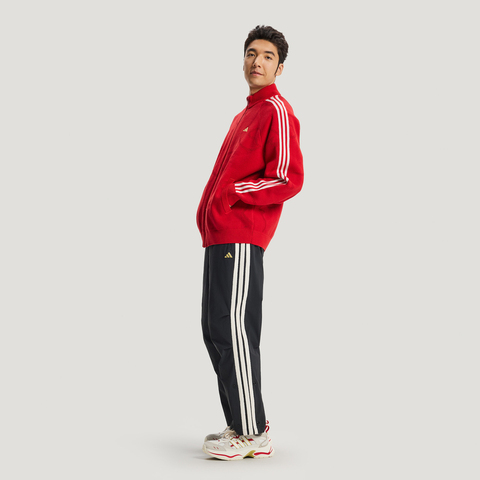 adidas阿迪达斯2025男子NYR 3S TRT针织无帽外套KE4062